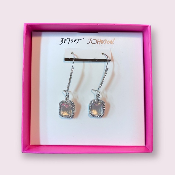 Betsey Johnson Jewelry - 💎 NIB Betsey Johnson Rhinestone Earrings